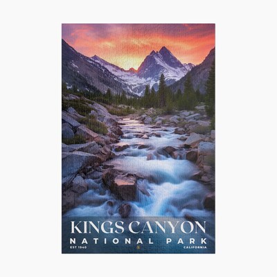 Kings Canyon National Park Jigsaw Puzzle, Family Game, Holiday Gift | S10 - image1